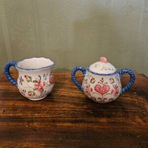 Vintage Pamela Silin-Palmer Sugar and creamer bowls